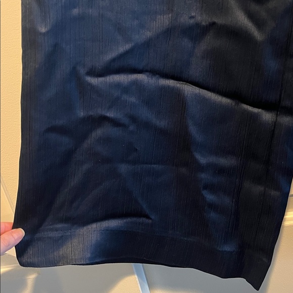 REFORMATION. Navy crinkle satin wide leg pants. Size small petite. NWT - Picture 5 of 6